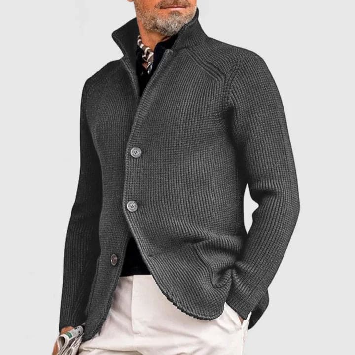 WILLIAM | ELEGANTE CHAQUETA DE PUNTO CON BOTONES