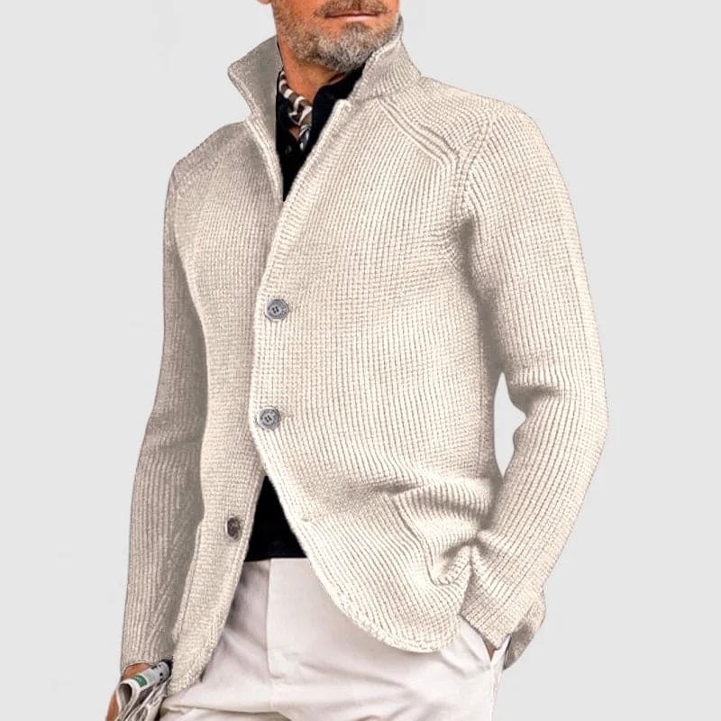 WILLIAM | ELEGANTE CHAQUETA DE PUNTO CON BOTONES