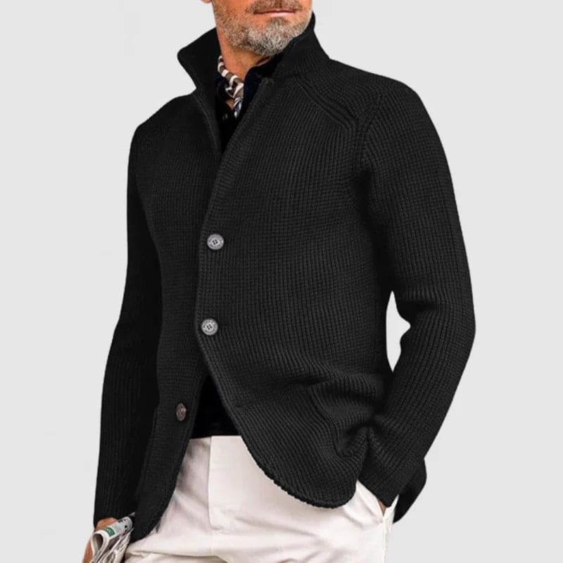 WILLIAM | ELEGANTE CHAQUETA DE PUNTO CON BOTONES